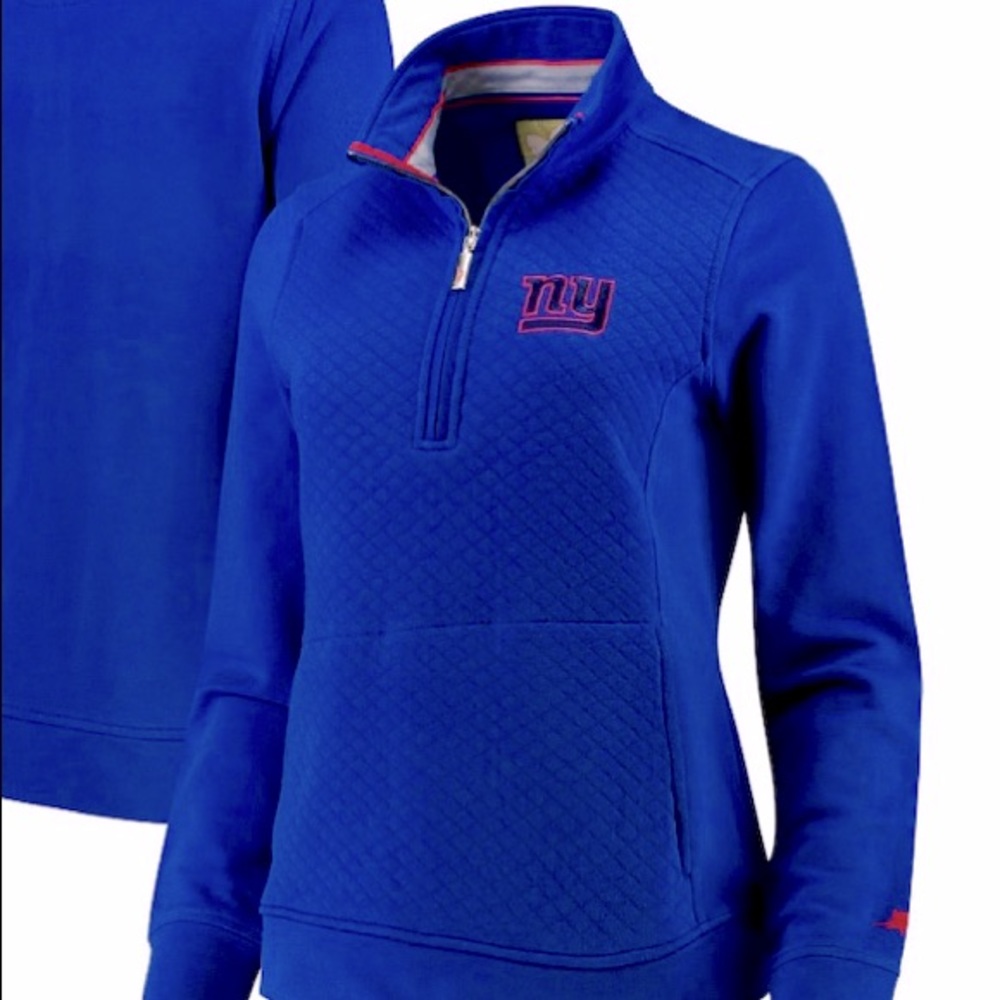 NWT Tommy Bahama Women NY Giant Half ZIP Jacket MD